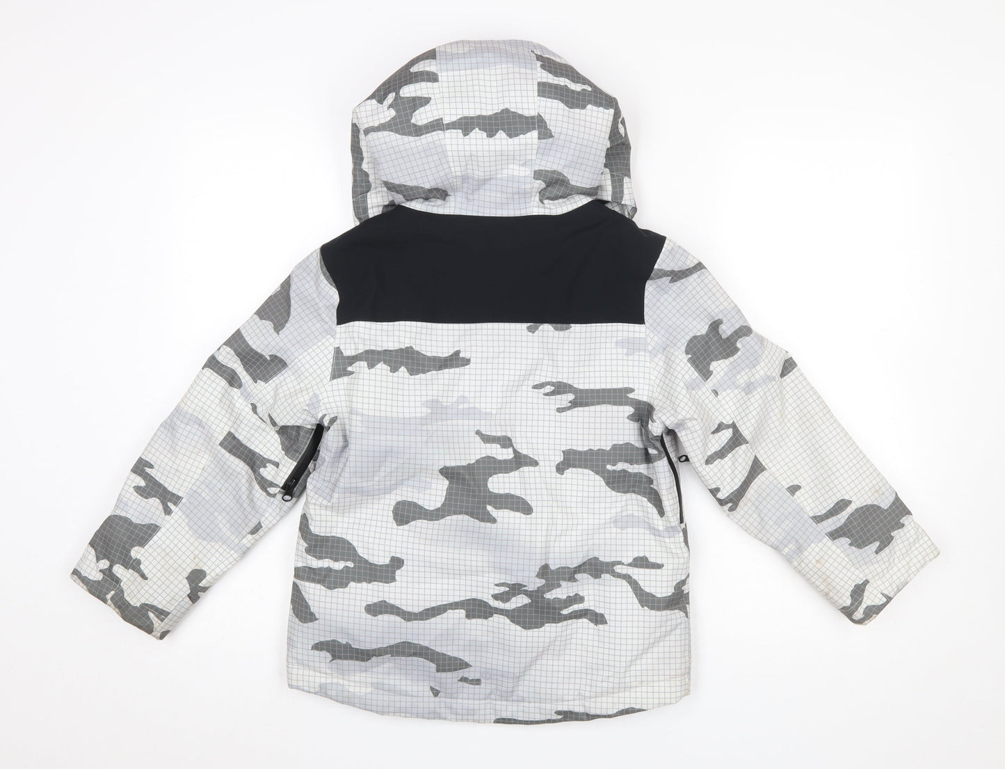 Boys UK Size 7-8 Years Marks and Spencer Grey Puffer Jacket