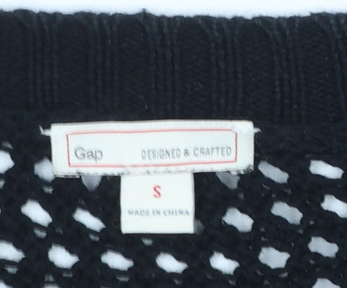 Womens UK Size S Gap Black Cardigan Jumper