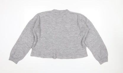 Womens UK Size M Urban Outfitters Grey Pullover Jumper