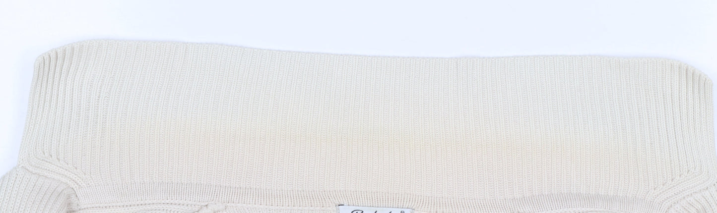 Womens UK Size 14/16 Berkertex Beige Cardigan Jumper
