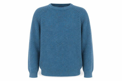 Mens UK Size M Cotton Traders Blue Pullover Jumper
