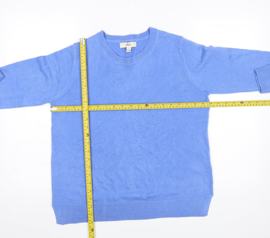 Womens UK Size 12 Marks and Spencer Blue Pullover Jumper