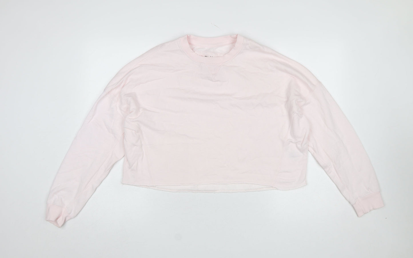 Womens UK Size S River Island Pink Pullover Sweatshirt