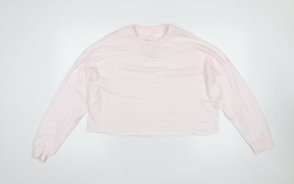 Womens UK Size S River Island Pink Pullover Sweatshirt