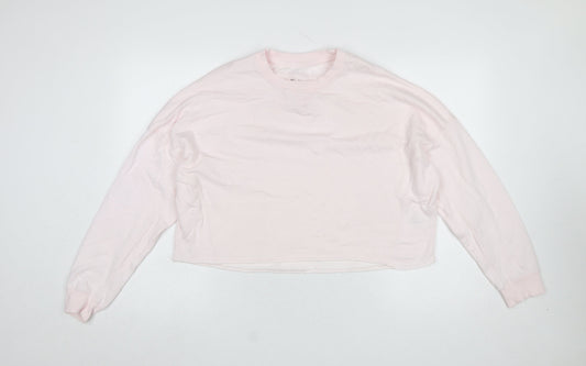 Womens UK Size S River Island Pink Pullover Sweatshirt