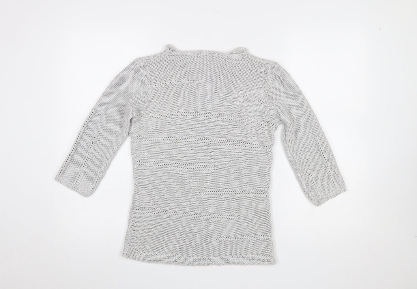 Womens UK Size M Marks and Spencer Grey Pullover Jumper