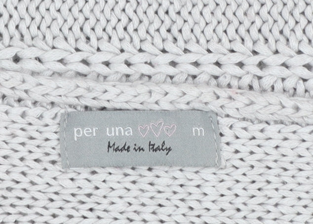 Womens UK Size M Marks and Spencer Grey Pullover Jumper