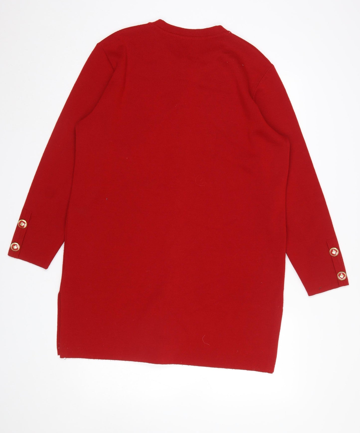 Womens UK Size 16 Grazia Red Cardigan Jumper