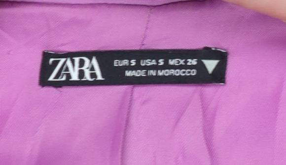 Womens UK Size S Zara Regular Pink Blazer