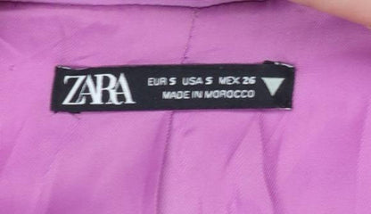 Womens UK Size S Zara Regular Pink Blazer