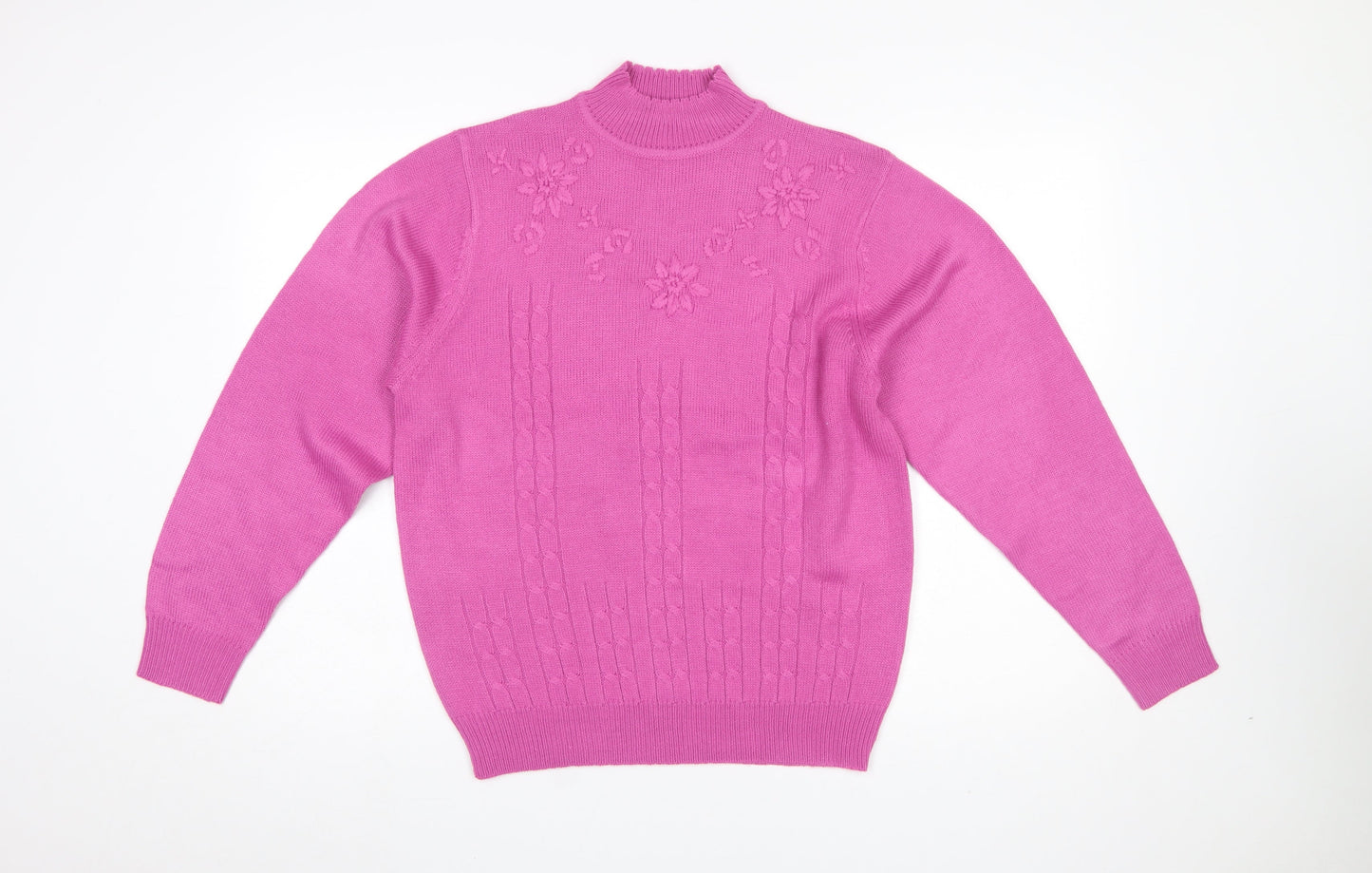 Womens UK Size 12/14 Amalina Pink Pullover Jumper
