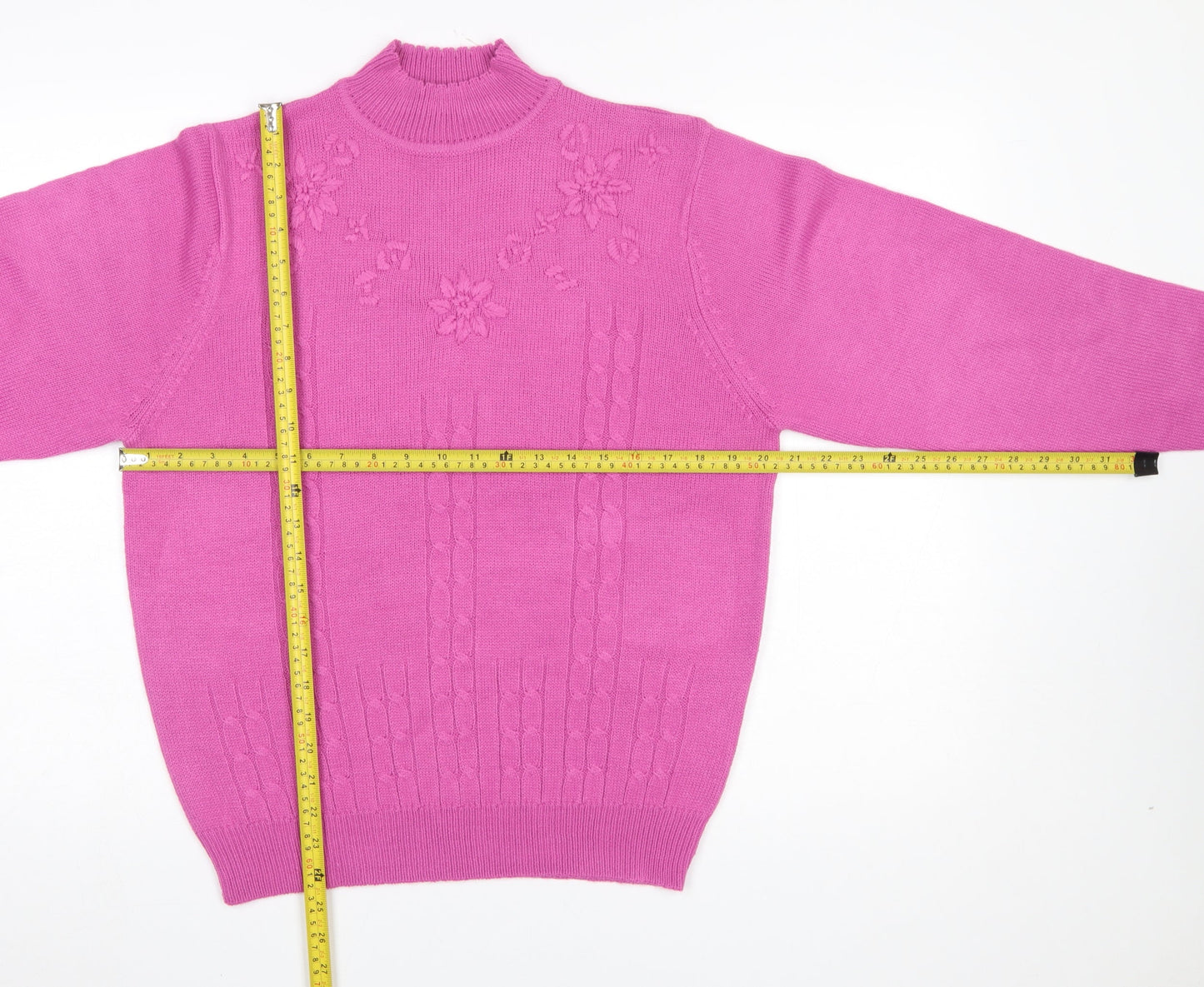 Womens UK Size 12/14 Amalina Pink Pullover Jumper