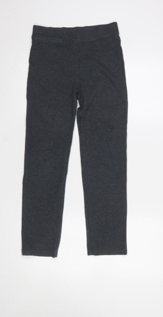Girls UK Size 12-13 Years Dunnes Stores Regular Fit Jegging Grey Trousers
