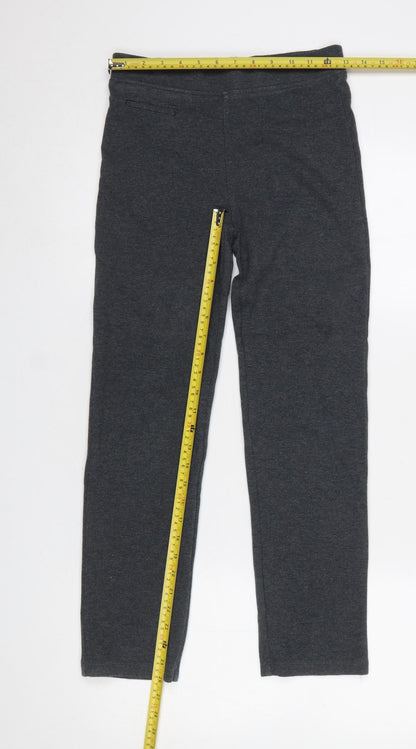 Girls UK Size 12-13 Years Dunnes Stores Regular Fit Jegging Grey Trousers