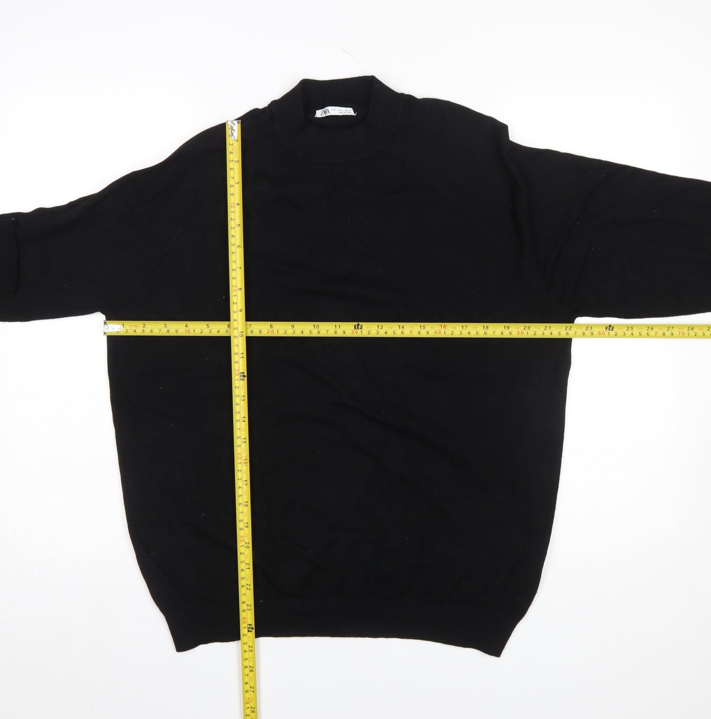 Womens UK Size L Zara Black Pullover Jumper
