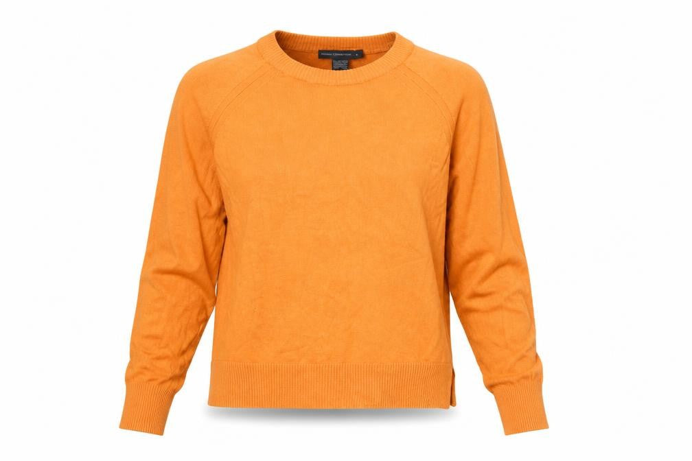 Womens UK Size S French Connection Orange Pullover Jumper
