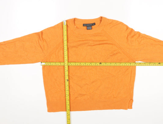 Womens UK Size S French Connection Orange Pullover Jumper