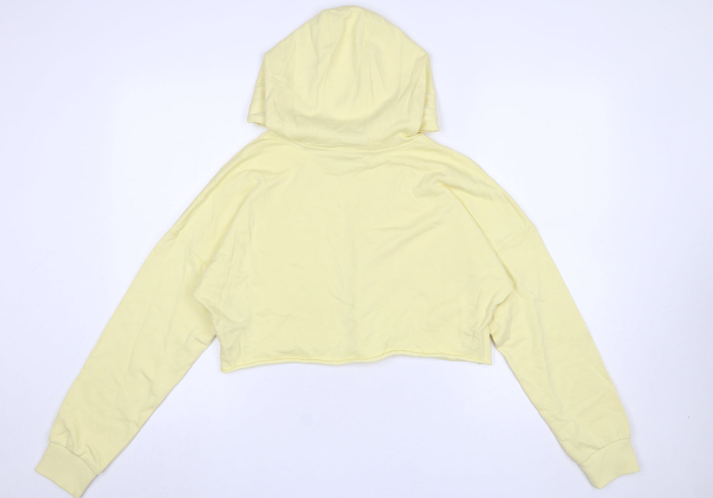 Womens UK Size S H&M Yellow Pullover Hoodie