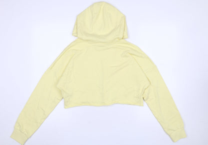 Womens UK Size S H&M Yellow Pullover Hoodie