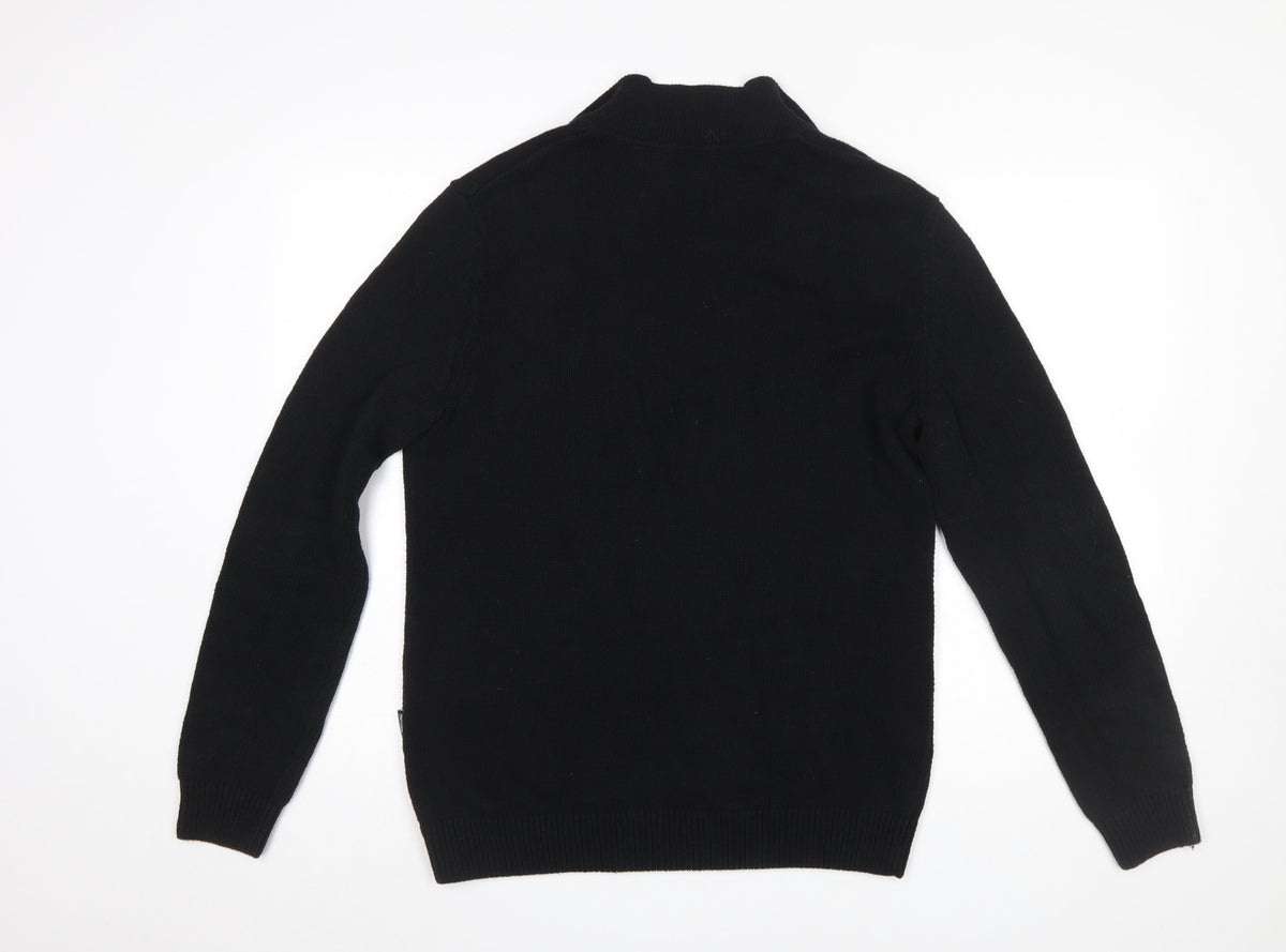 Mens UK Size M ONLY & SONS Black Pullover Jumper