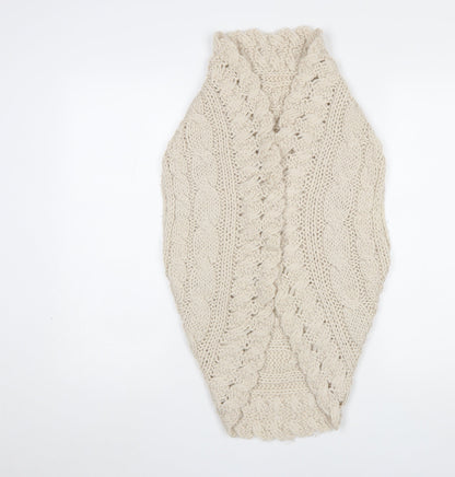 Womens UK Size 10 Vanilla Sands Beige Shrug Jumper