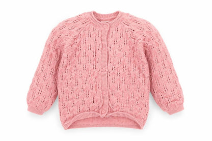 Girls UK Size 12-18 Months H&M Pink Cardigan Jumper