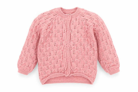 Girls UK Size 12-18 Months H&M Pink Cardigan Jumper