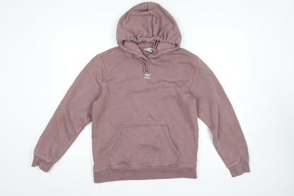 Womens UK Size 12 adidas Purple Pullover Hoodie