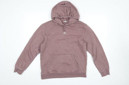 Womens UK Size 12 adidas Purple Pullover Hoodie