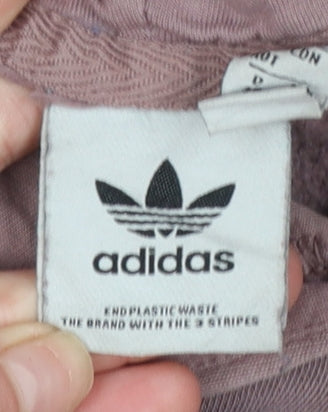 Womens UK Size 12 adidas Purple Pullover Hoodie