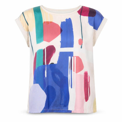 Womens UK Size 14 Dunnes Stores Multicoloured Basic Blouse