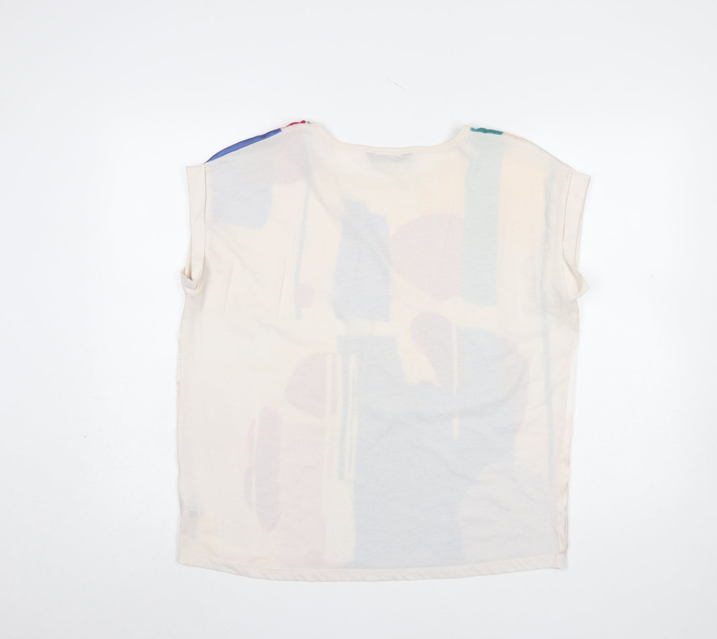 Womens UK Size 14 Dunnes Stores Multicoloured Basic Blouse