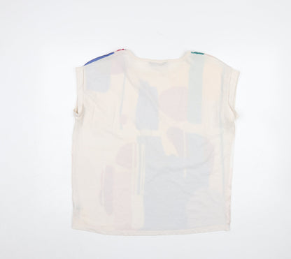 Womens UK Size 14 Dunnes Stores Multicoloured Basic Blouse