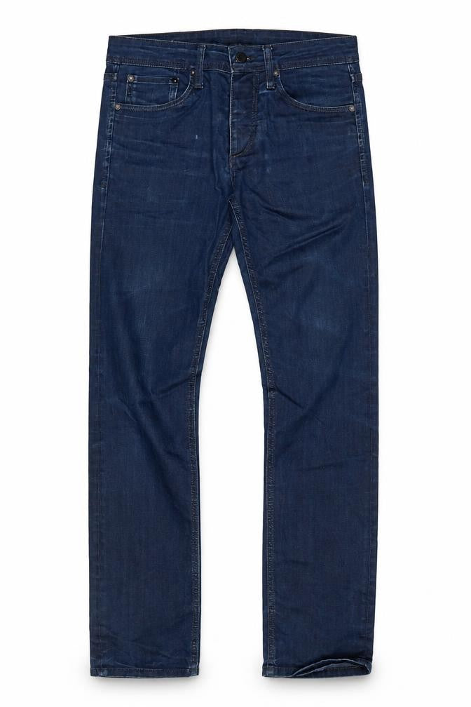 Mens UK Size M JACK & JONES Regular Fit Straight Blue Jeans