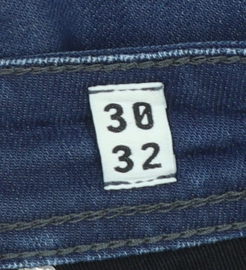 Mens UK Size M JACK & JONES Regular Fit Straight Blue Jeans