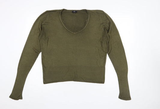 Womens UK Size 16 Marks and Spencer Green Pullover Jumper
