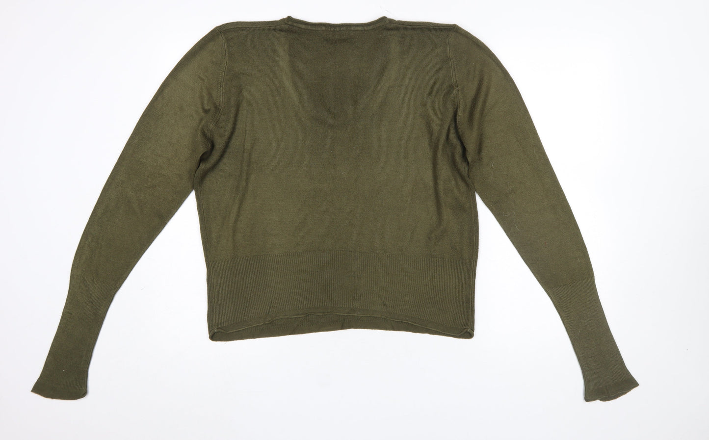 Womens UK Size 16 Marks and Spencer Green Pullover Jumper