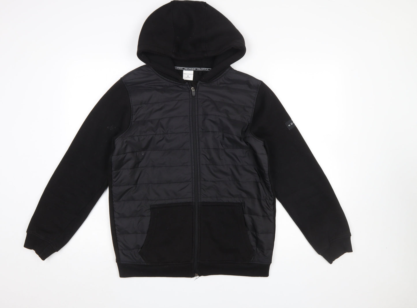 Boys UK Size 12-14 Years Holyfield Black Puffer Jacket