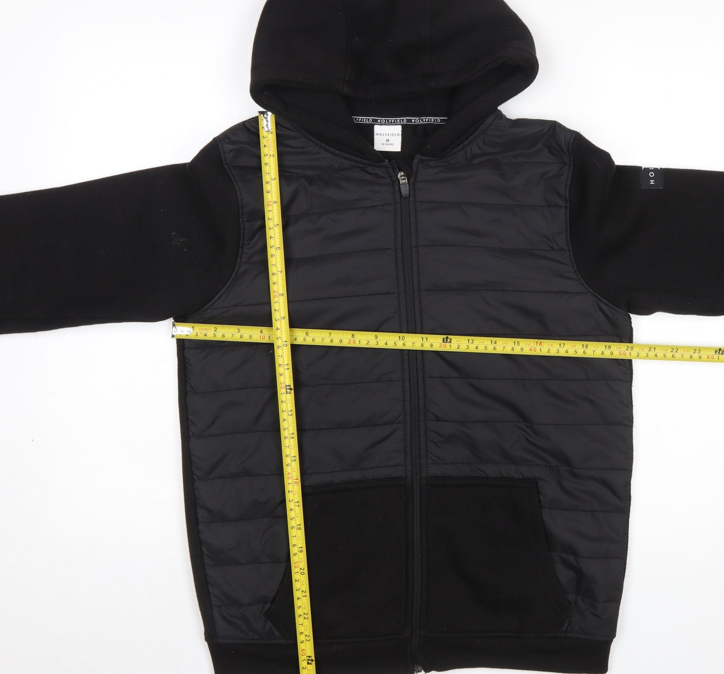 Boys UK Size 12-14 Years Holyfield Black Puffer Jacket