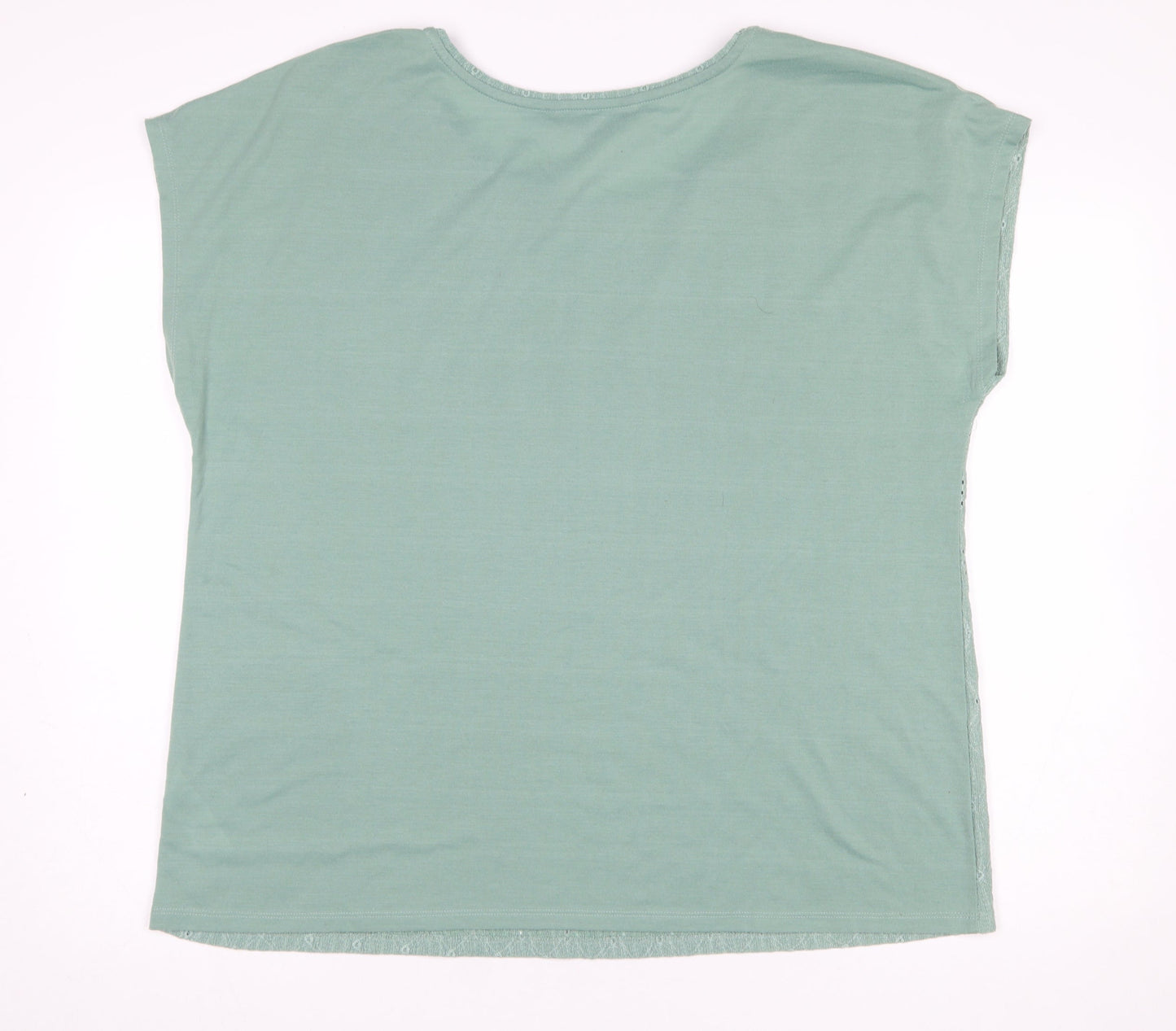 Womens UK Size 18 Bonmarché Green Basic Blouse