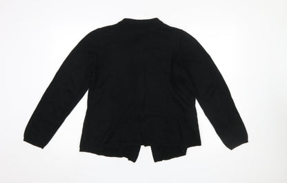 Womens UK Size M BM Black Cardigan Jumper