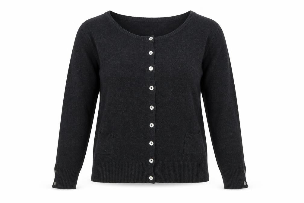 Womens UK Size S Repubblica Black Cardigan Jumper