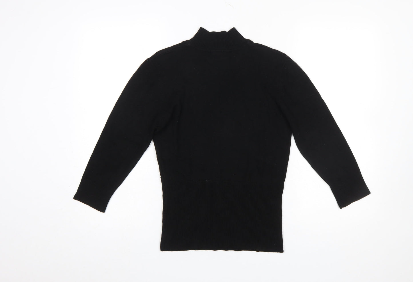 Womens UK Size 12 Wallis Black Pullover Jumper