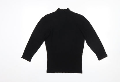 Womens UK Size 12 Wallis Black Pullover Jumper