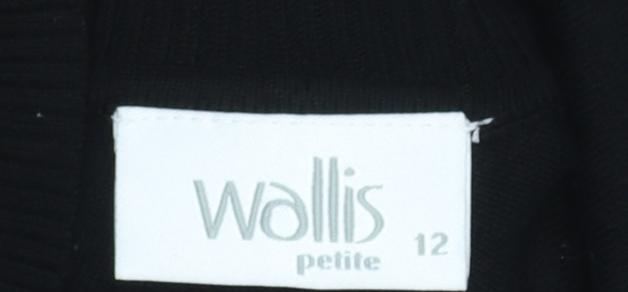 Womens UK Size 12 Wallis Black Pullover Jumper