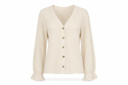 Womens UK Size M Y.A.S Beige Cardigan Jumper