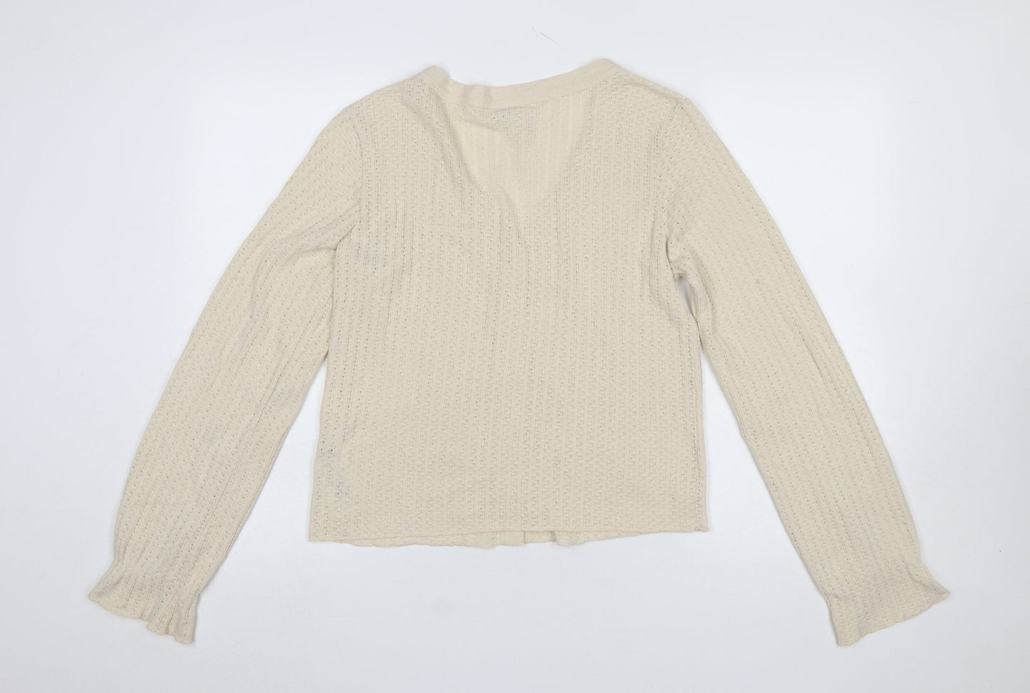 Womens UK Size M Y.A.S Beige Cardigan Jumper