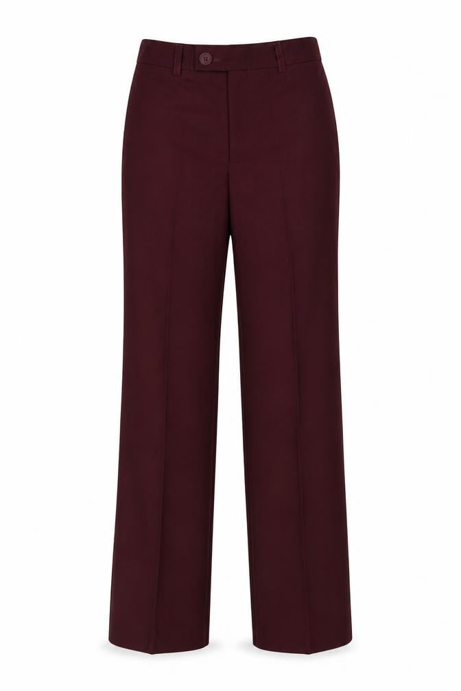 Womens UK Size 4 Stradivarius Regular Fit Dress Pants Red Trousers