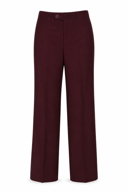 Womens UK Size 4 Stradivarius Regular Fit Dress Pants Red Trousers