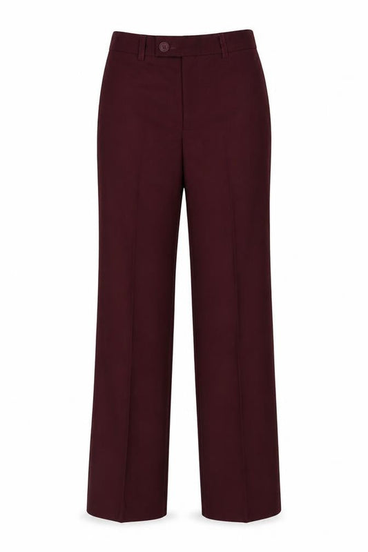 Womens UK Size 4 Stradivarius Regular Fit Dress Pants Red Trousers